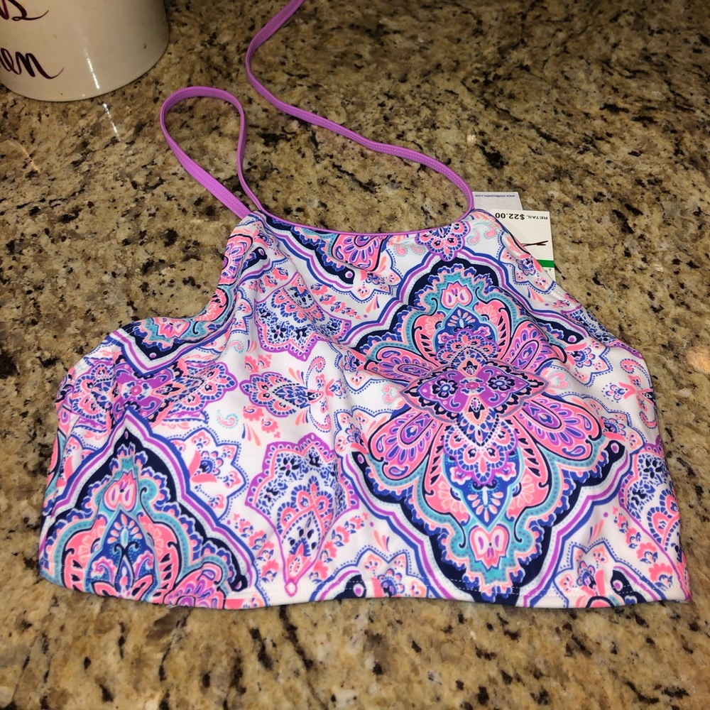 Halter bikini top